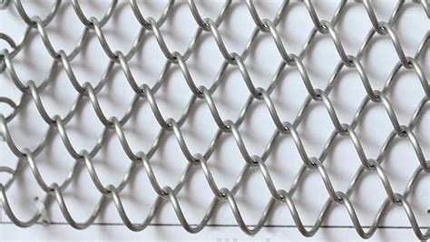 coiled wire mesh fabric